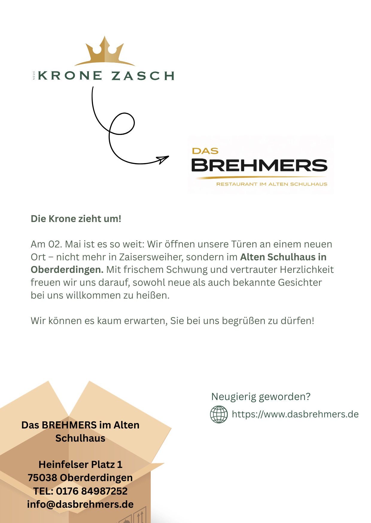 Die Krone zieht um